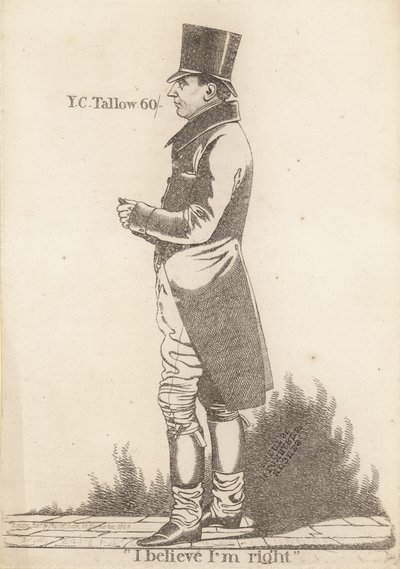 Homem negócios, de, londres de Richard Dighton