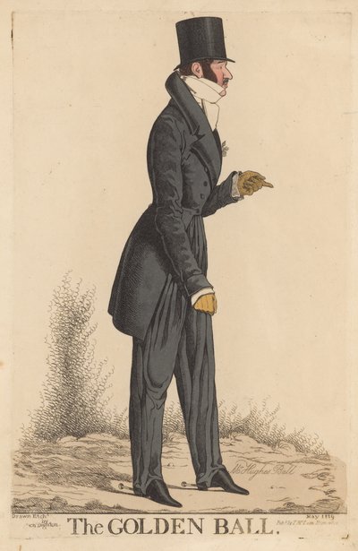 Edward Hughes Ball Hughes; A bola de ouro de Richard Dighton