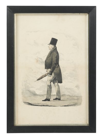 Henry Lygon, 4º Conde Beauchamp (c - c e lápis no papel) de Richard Dighton