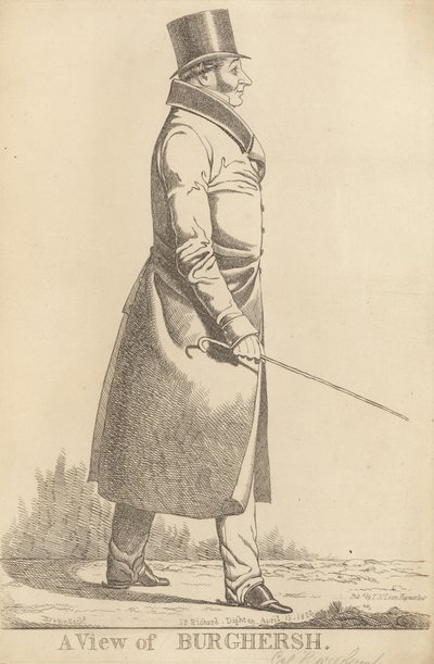 John Fane, 11º Conde de Westmorland; Uma visão de Burghersh de Richard Dighton