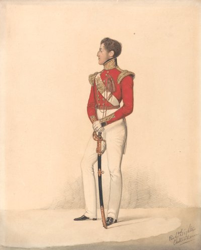 Lord Henry Charles Capel Somerset, 5ª Infantaria Ligeira - Cheltenham de Richard Dighton