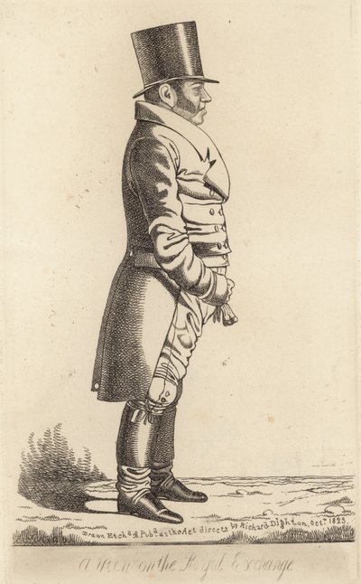 Richard Thornton; Uma visão sobre o Royal Exchange de Richard Dighton