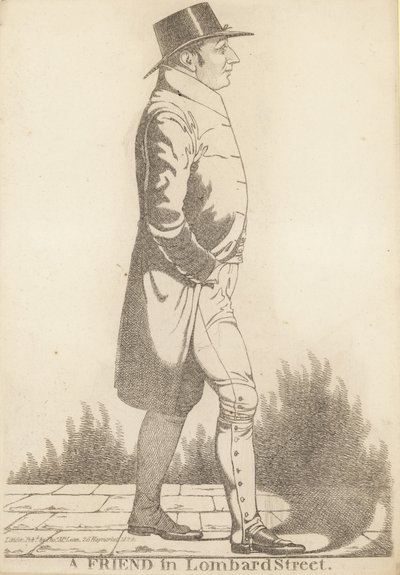 Thomas Richardson; Um amigo na Lombard Street de Richard Dighton