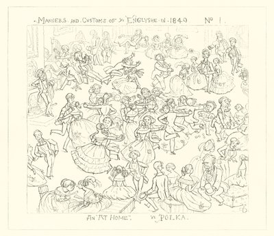 1849, uma em casa, a polca de Richard Doyle