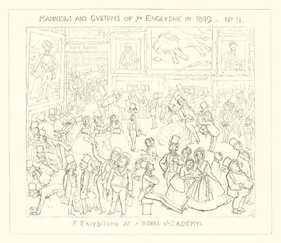 1849, uma exposição na Royal Academy de Richard Doyle