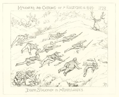 1849, Deer Stalking nas Terras Altas de Richard Doyle