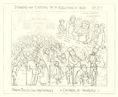 1849, Madame Tussauds Waxworks, A Câmara dos Horrores de Richard Doyle