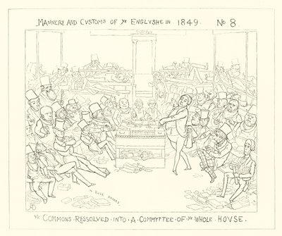 1849, The Commons resolveu em um comitê de toda a casa de Richard Doyle