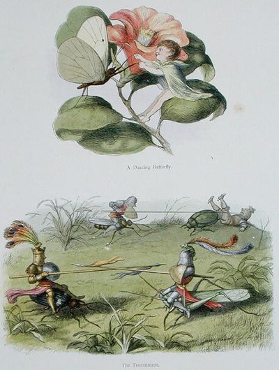 A Dancing Butterfly, e The Tournament, ilustrações de 