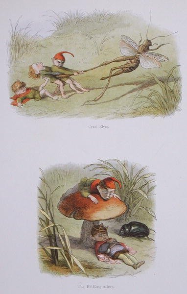 Elfos Cruéis, e Os Duendes Adormecidos, ilustrações de 