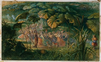 Dança das fadas em uma clareira de Richard Doyle