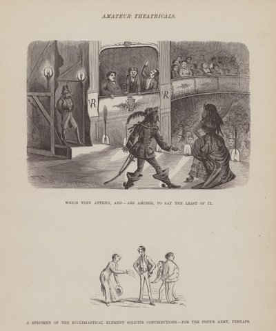 Página de The American Tour of Messrs Brown, Jones and Robinson (gravura) de Richard Doyle