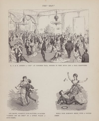 Página de The American Tour of Messrs Brown, Jones and Robinson (gravura) de Richard Doyle
