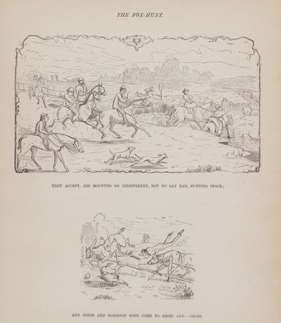 Página de The American Tour of Messrs Brown, Jones and Robinson (gravura) de Richard Doyle