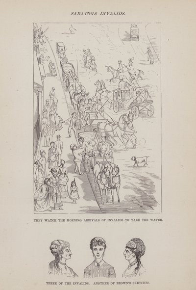 Página de The American Tour of Messrs Brown, Jones and Robinson (gravura) de Richard Doyle