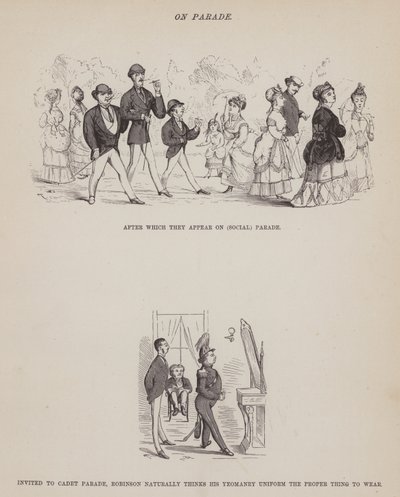 Página de The American Tour of Messrs Brown, Jones and Robinson (gravura) de Richard Doyle