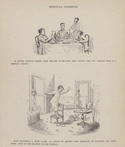 Página de The American Tour of Messrs Brown, Jones and Robinson (gravura) de Richard Doyle
