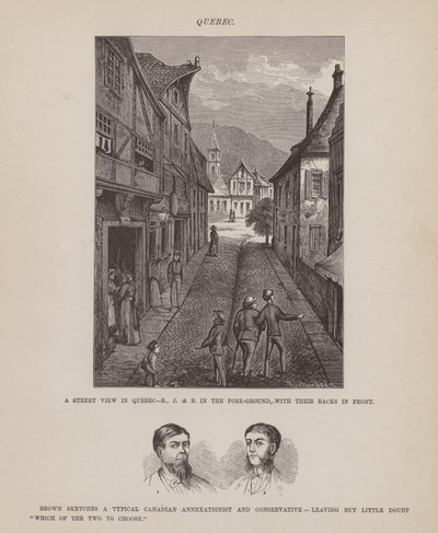 Página de The American Tour of Messrs Brown, Jones and Robinson (gravura) de Richard Doyle