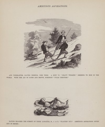 Página de The American Tour of Messrs Brown, Jones and Robinson (gravura) de Richard Doyle