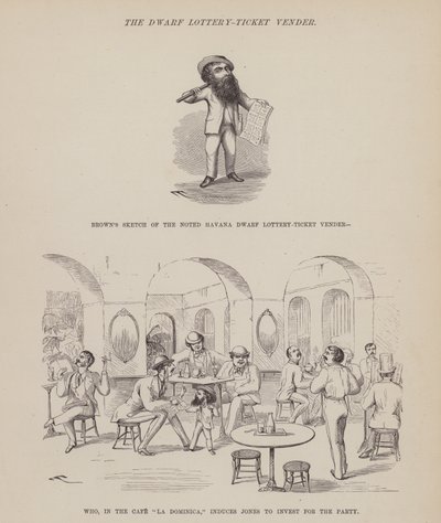 Página de The American Tour of Messrs Brown, Jones and Robinson (gravura) de Richard Doyle