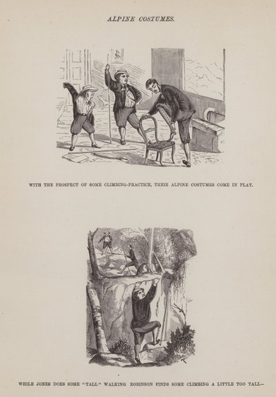 Página de The American Tour of Messrs Brown, Jones and Robinson (gravura) de Richard Doyle
