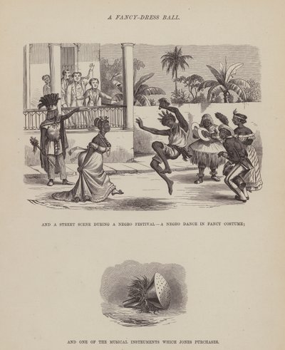 Página de The American Tour of Messrs Brown, Jones and Robinson (gravura) de Richard Doyle