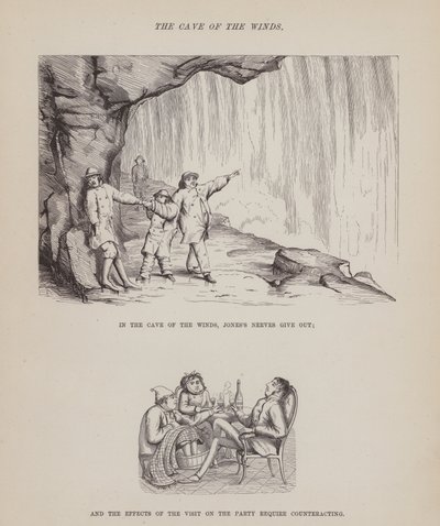 Página de The American Tour of Messrs Brown, Jones and Robinson (gravura) de Richard Doyle