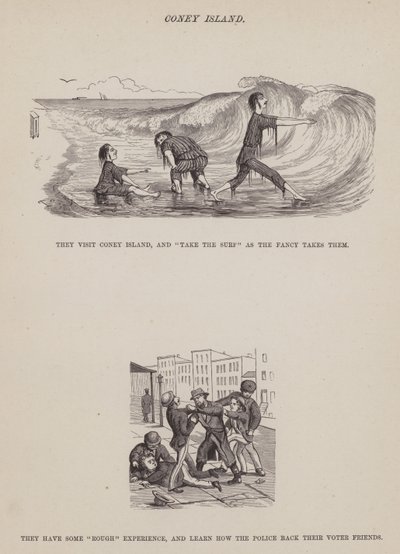 Página de The American Tour of Messrs Brown, Jones and Robinson (gravura) de Richard Doyle