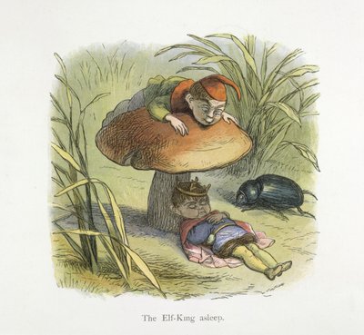 O Elfo-Rei adormecido de Richard Doyle