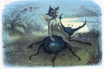 O Mensageiro da Rainha das Fadas, c1870 de Richard Doyle