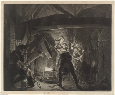 Uma Forja de Ferro de Richard Earlom