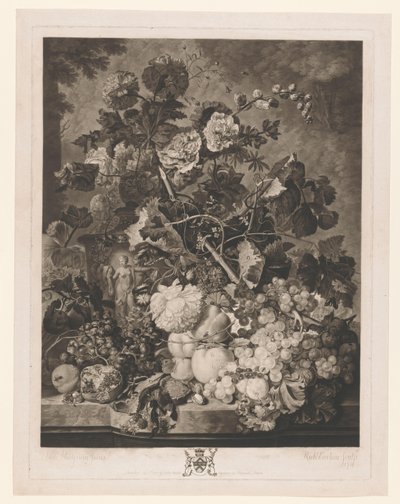 Natureza morta de frutas e flores de Richard Earlom
