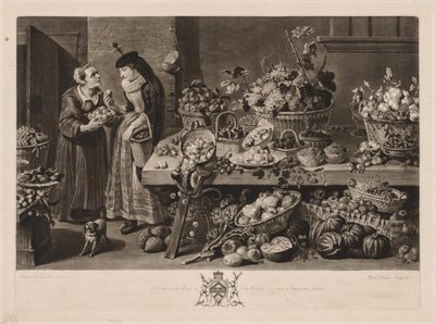 Os quatro mercados: o mercado de frutas de Richard Earlom