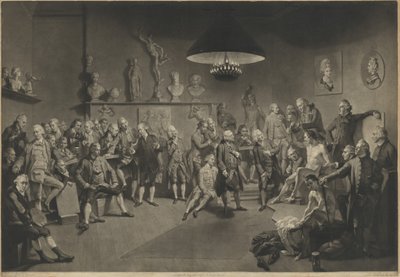 A Real Academia de Artes de Richard Earlom after Johann Zoffany