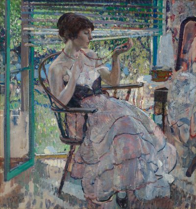 O Colar, c. 1924. de Richard Emile Miller