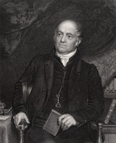 Olinthus Gilbert Gregory, gravado por H. Robinson, da National Portrait Gallery, volume V, publicado em 1835 de Richard Evans