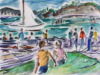 Tiburon Promenade, 2017 de Richard Fox