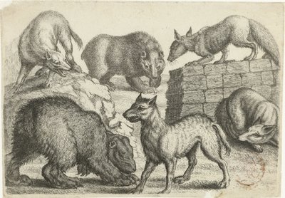 Dois ursos, dois lobos e duas raposas
Animais depois de vários artistas (título da série)
Animais depois de vários artistas (título da série) de Richard Gaywood