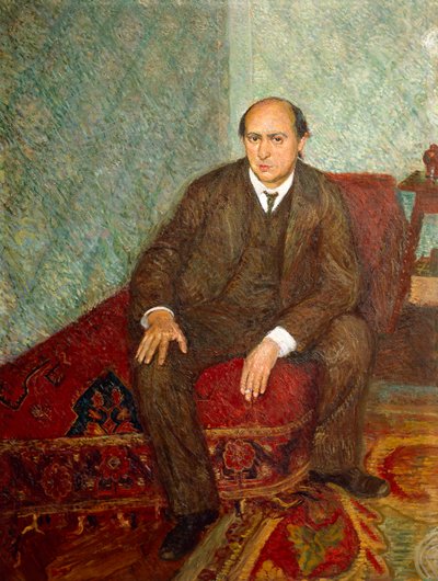 Áustria, Viena, retrato do compositor austríaco Arnold Schonberg (1874-1951) (pintura) de Richard Gerstl