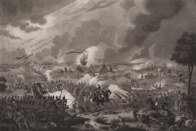A Batalha de Waterloo, 18 de junho de 1815, 1817 1909 de Richard Gibson Reeve