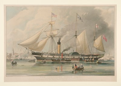O navio a vapor presidente de Richard Gilson Reeve