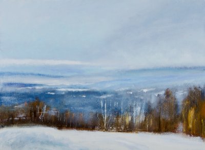 Paisagem serena de inverno de Richard Gombar