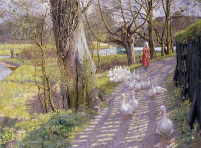O Caminho da Lagoa do Moinho, 1900 de Richard Henry Brock