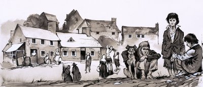 Um Homem Assombrado pela Pobreza: Richard Cobden (guache sobre papel) de Richard Hook