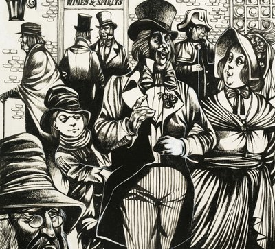 Crianças como Oliver Twist, de Dickens, aprenderam a roubar bolsos de Richard Hook
