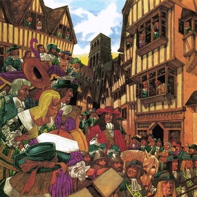 Dias altos e feriados: Dias felizes em Merrie England de Richard Hook