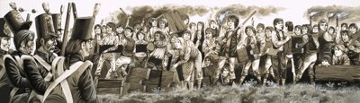 Em 1797, as tropas foram chamadas para reprimir os estudantes amotinados em Rugby de Richard Hook