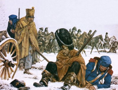 A retirada de Napoleão de Moscovo de Richard Hook