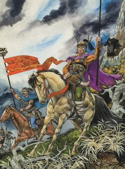 Guerreiros não identificados de Richard Hook