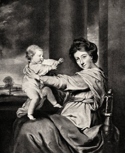 Caroline, Duquesa de Marlborough e Filha, século XX de Richard Houston